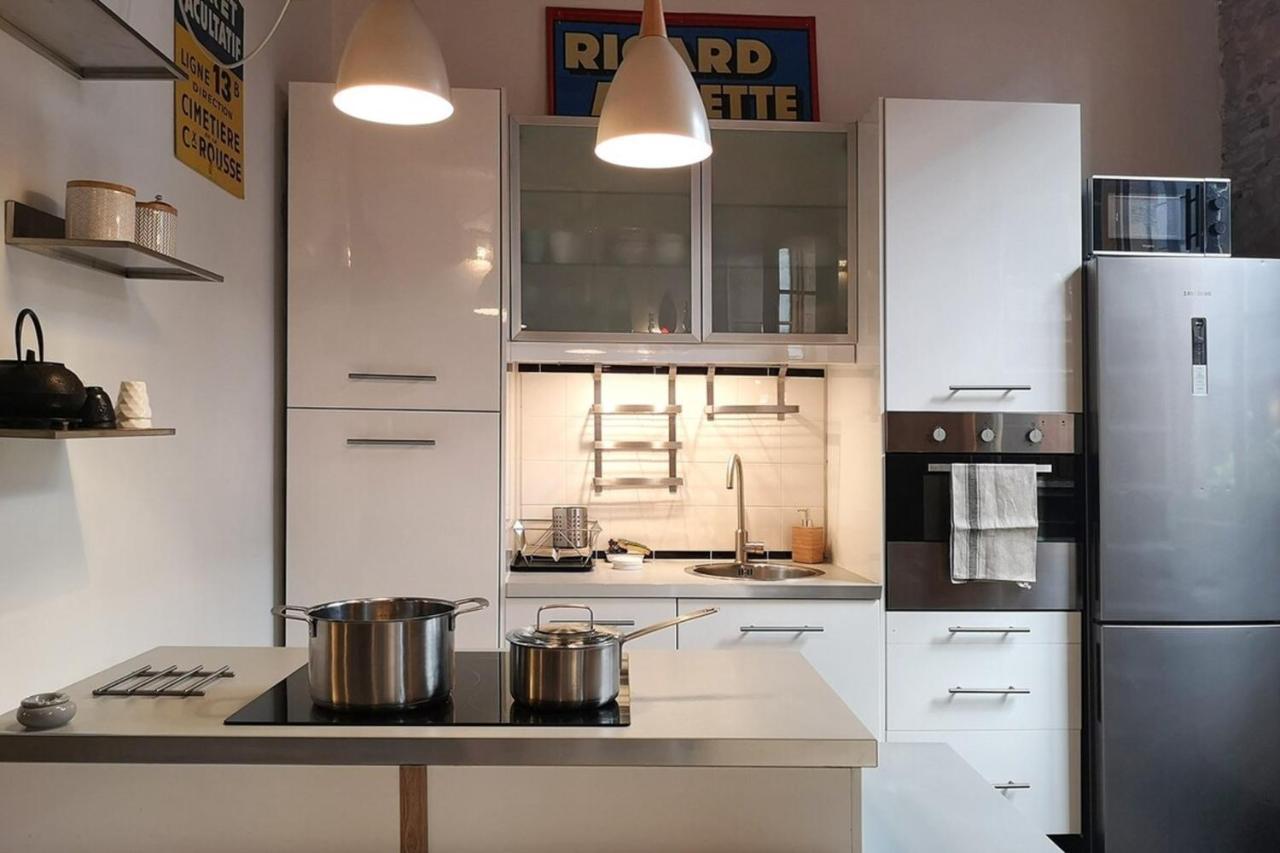 Appartamento Authentic Loft With Mezzanine & Exposed Stones Heart Of Lione Esterno foto