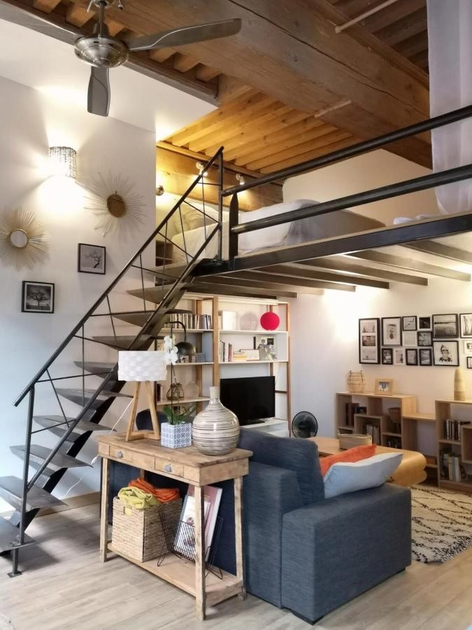 Appartamento Authentic Loft With Mezzanine & Exposed Stones Heart Of Lione Esterno foto